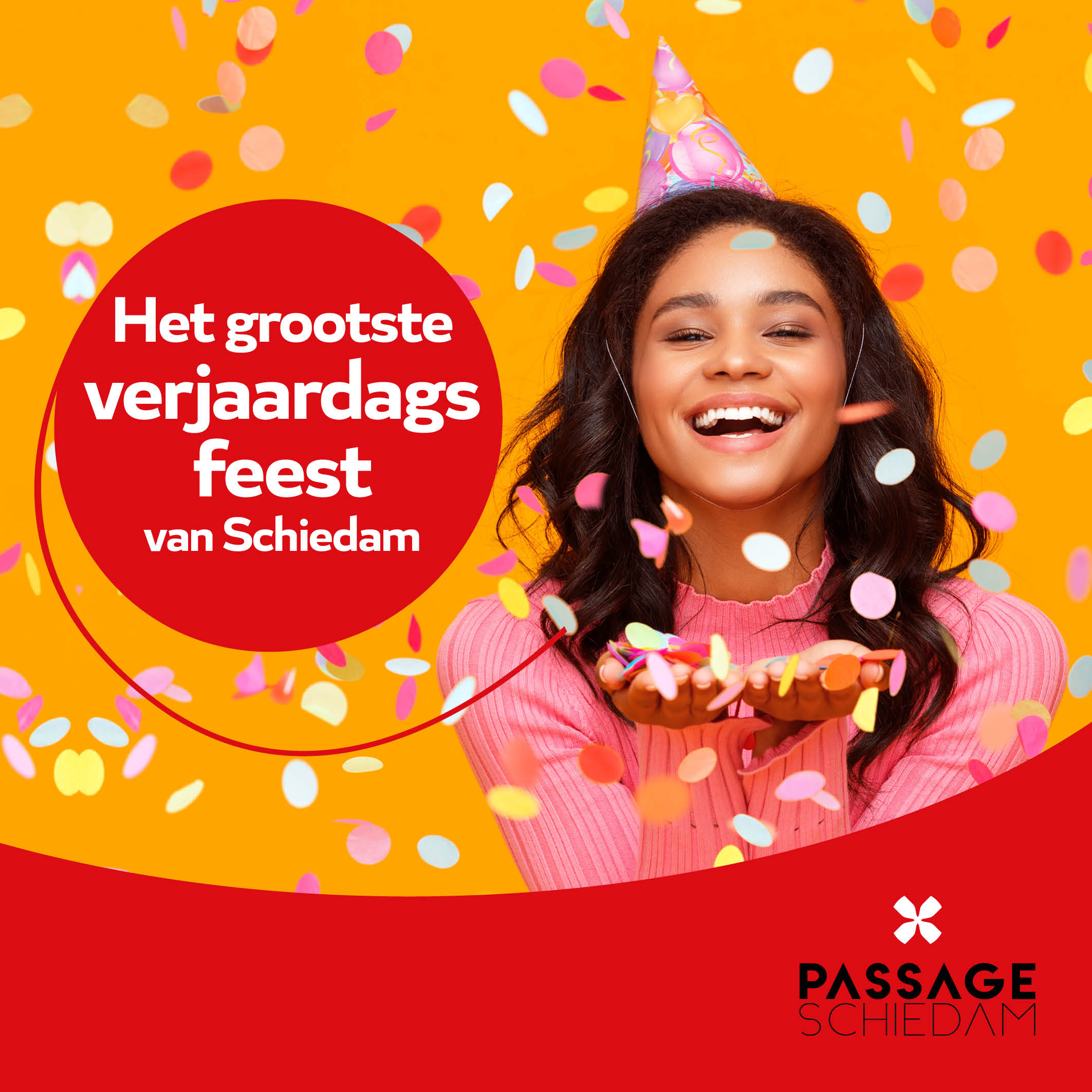 verjaardagsfeest passage Schiedam